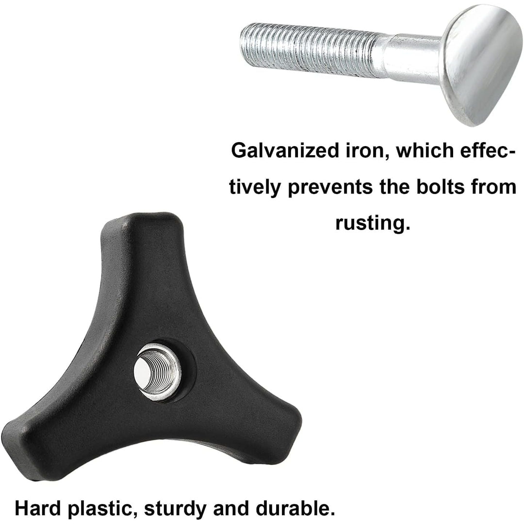 4-Set Lawn Mower Handle Bolt and T-Handle Nut Kit - Just Closeouts Canada Inc.