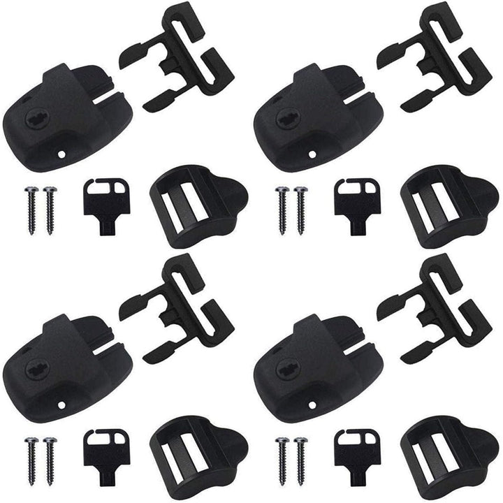 4 Set Spa Hot Tub Cover Broken Latch Repair Kit - Replace Latches Clip Lock with Keys and Hardwares for Spa Hot Tubs and Others - Just Closeouts Canada Inc.