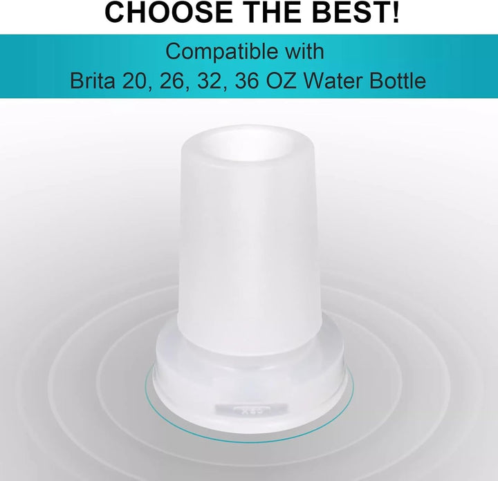 4 White Silicone Water Bottle Bite-Valve Replacements - Just Closeouts Canada Inc.