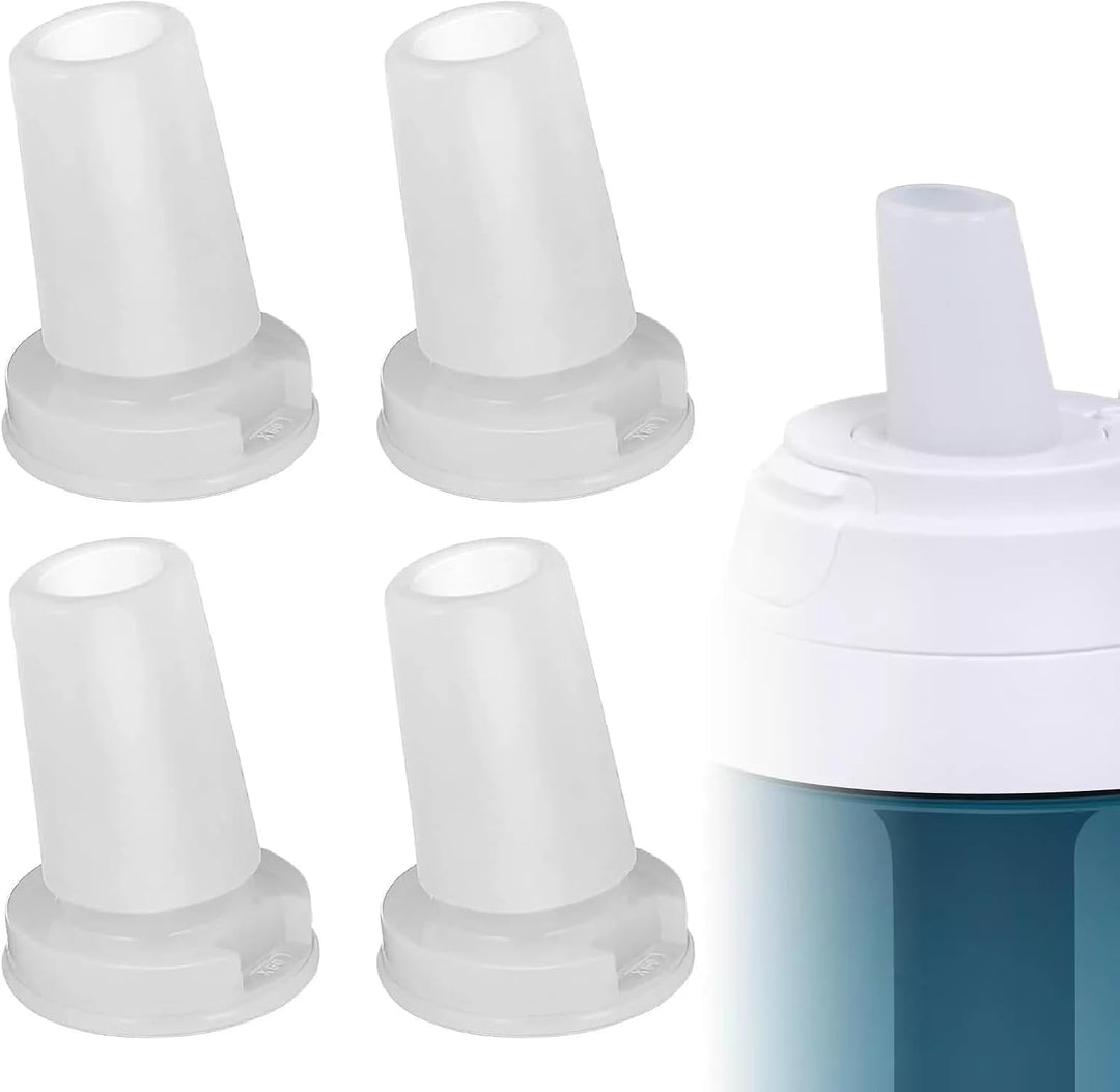 4 White Silicone Water Bottle Bite-Valve Replacements - Just Closeouts Canada Inc.