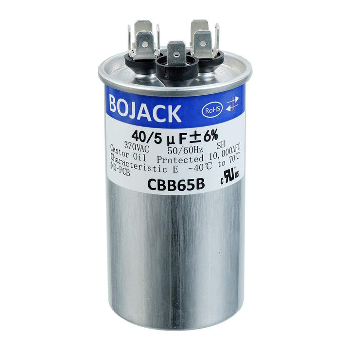 40+5uF 40/5MFD ±6% 370V CBB65 Dual Run Circular Start Capacitor for AC Motor Run or Fan Start or Condenser Straight - Just Closeouts Canada Inc.