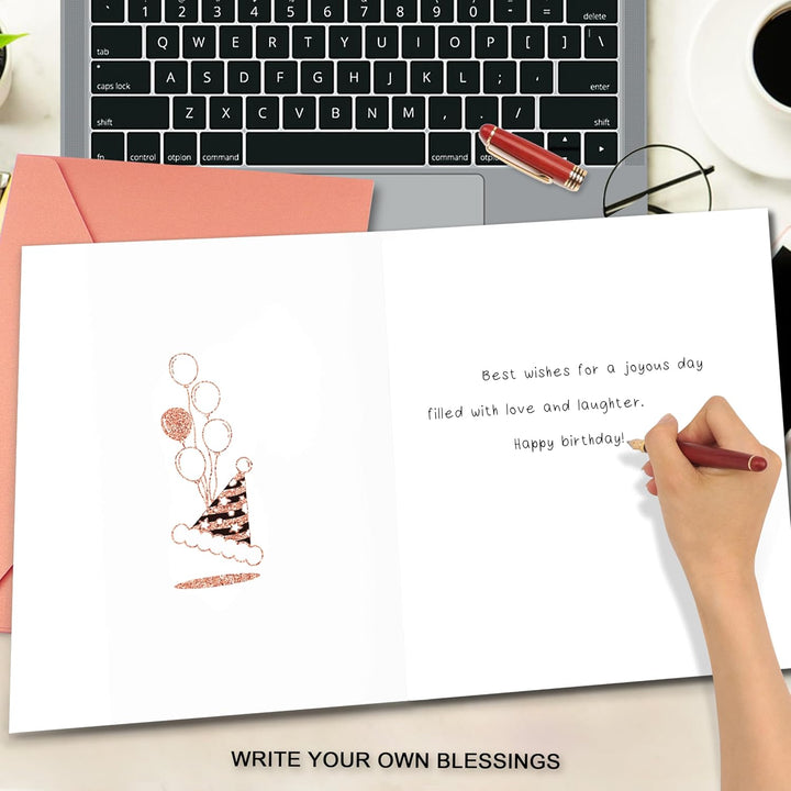 40th Birthday Card, 40th Birthday Gifts Women, 40th Birthday Decorations for Her, Back in 1985 Birthday Card, Rose Gold - Just Closeouts Canada Inc.