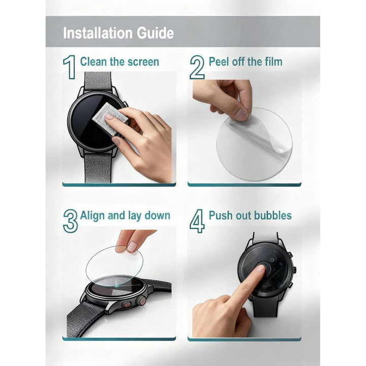 41 mm Watch Screen Protectors, 4-Pack for GT5/GT4 - Just Closeouts Canada Inc.