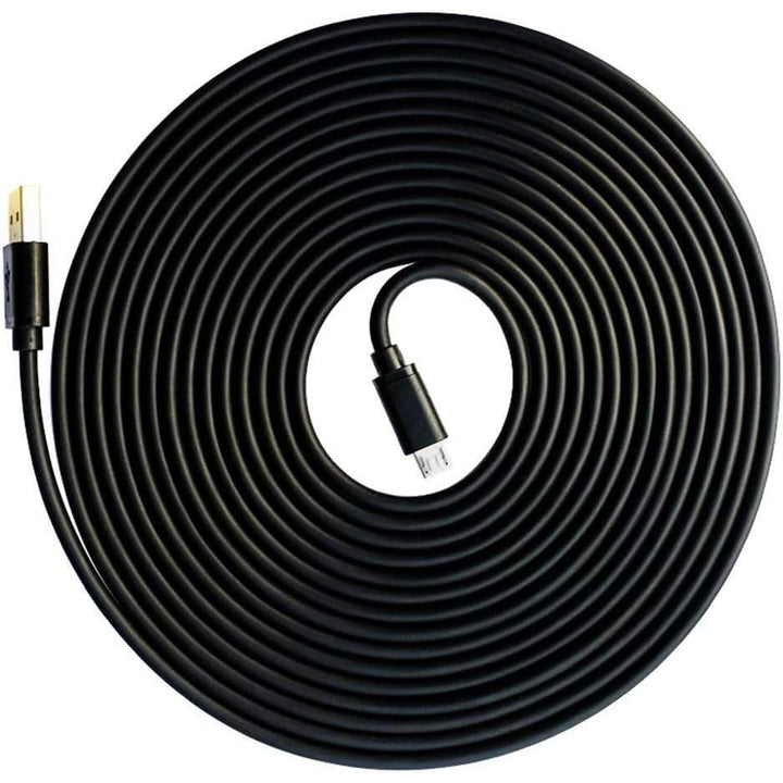 43-Foot USB-A to Micro-USB Security Camera Power Cable, Black - Just Closeouts Canada Inc.X002L0H6BT