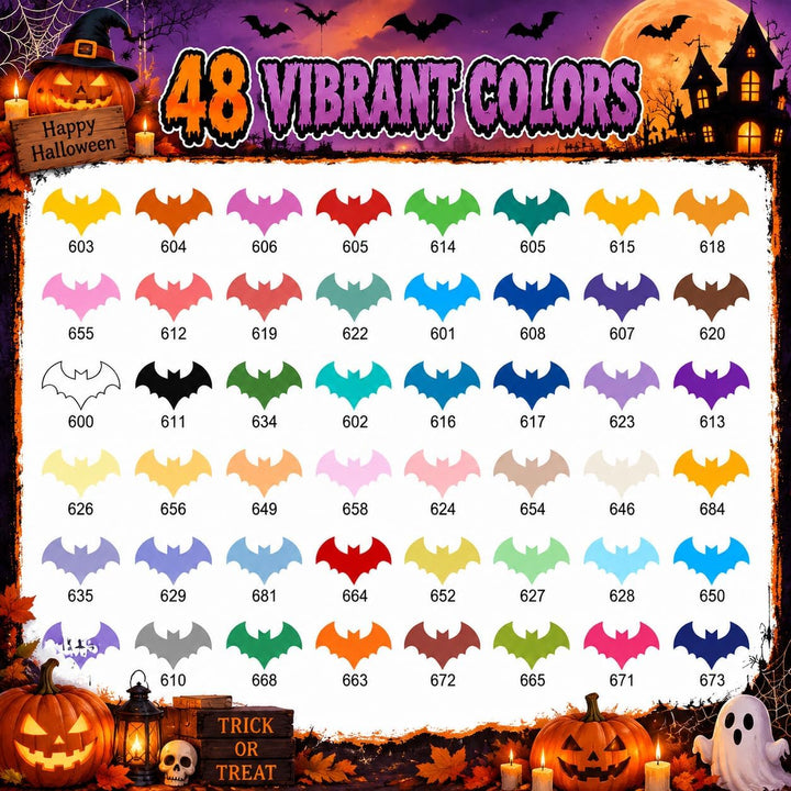 48-Colour Soft Brush Acrylic Paint Marker Set - Just Closeouts Canada Inc.