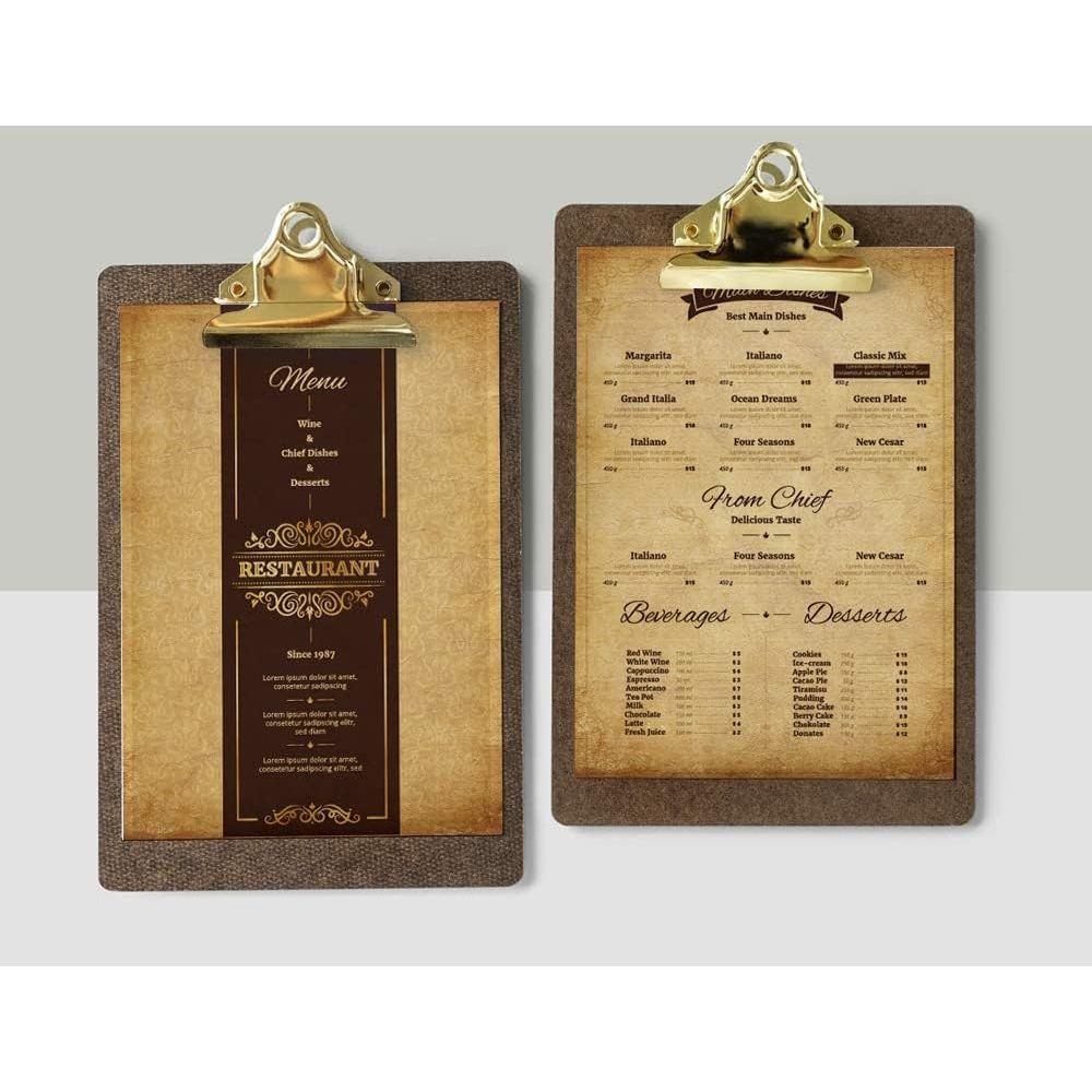 48 Pack Antique Vintage Stationary Paper, 8.5"x 11" Parchment Paper for Writing and Printing, Double Sided Antique Old Aged Scrapbook for Journal, Calligraphy, Invitations and Certifications - Just Closeouts Canada Inc.