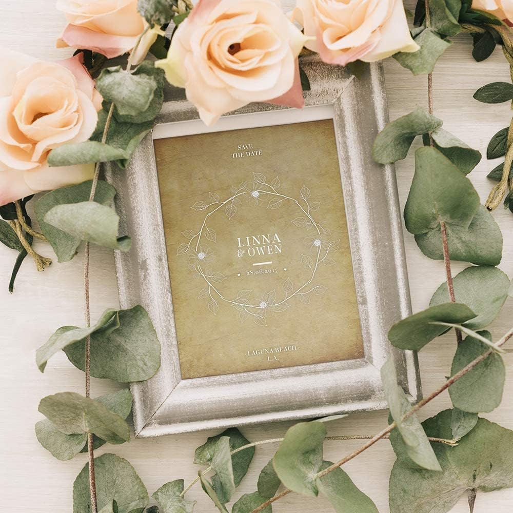 48 Pack Antique Vintage Stationary Paper, 8.5"x 11" Parchment Paper for Writing and Printing, Double Sided Antique Old Aged Scrapbook for Journal, Calligraphy, Invitations and Certifications - Just Closeouts Canada Inc.