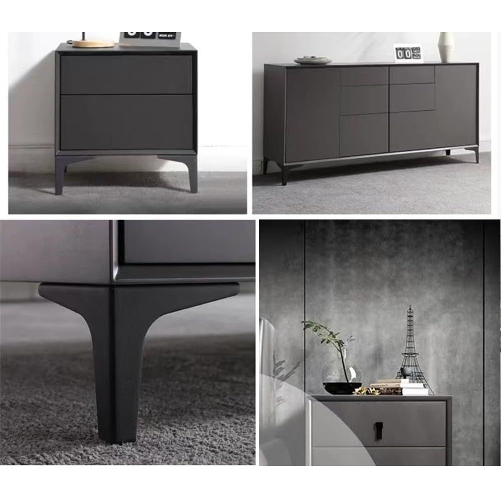 4Packs 4 Inch Metal Furniture Legs - 4in/10CM Black Metal Cabinet Legs Modern Triangle Dresser Legs - Just Closeouts Canada Inc.