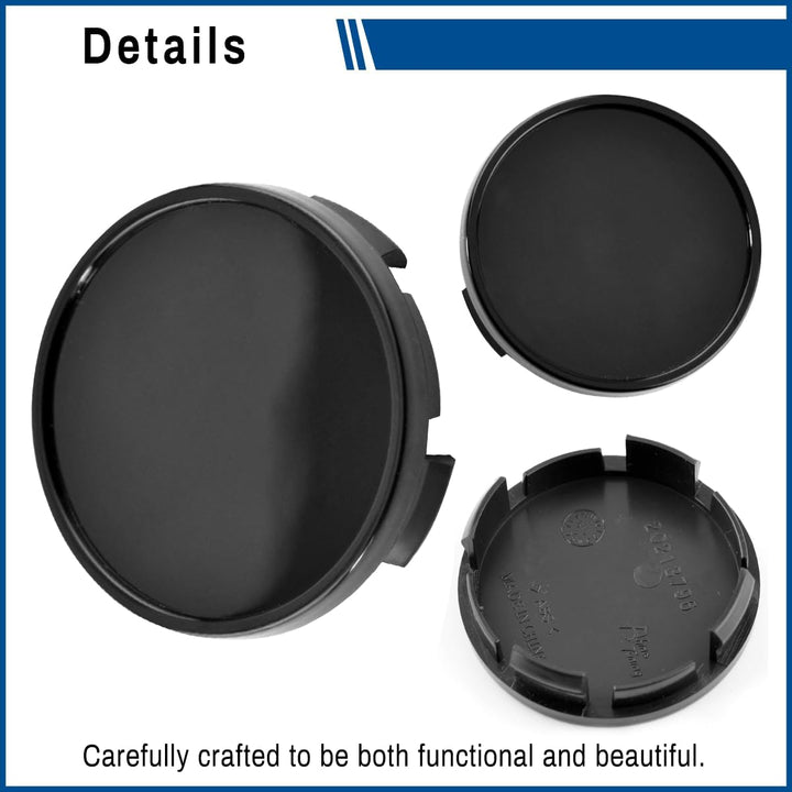 4PCS 63mm 2.48in Wheel Center caps Compatible with RAM Pickup Dakota Avenger 1500 2003-2016 2008-2010 2008-2014 Black OD:63MM ID:58.4MM - Just Closeouts Canada Inc.