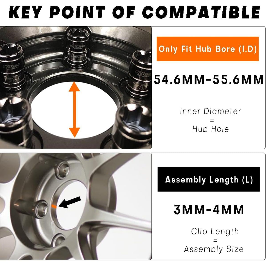 4pcs 69mm(2.72in)/ 55.6mm(2.19in) Wheel Hub Center Caps Black for 4B0 601 170 A A3 A4 A5 A6 A7 Q3 S5 S6 S758811 Wheel - Just Closeouts Canada Inc.