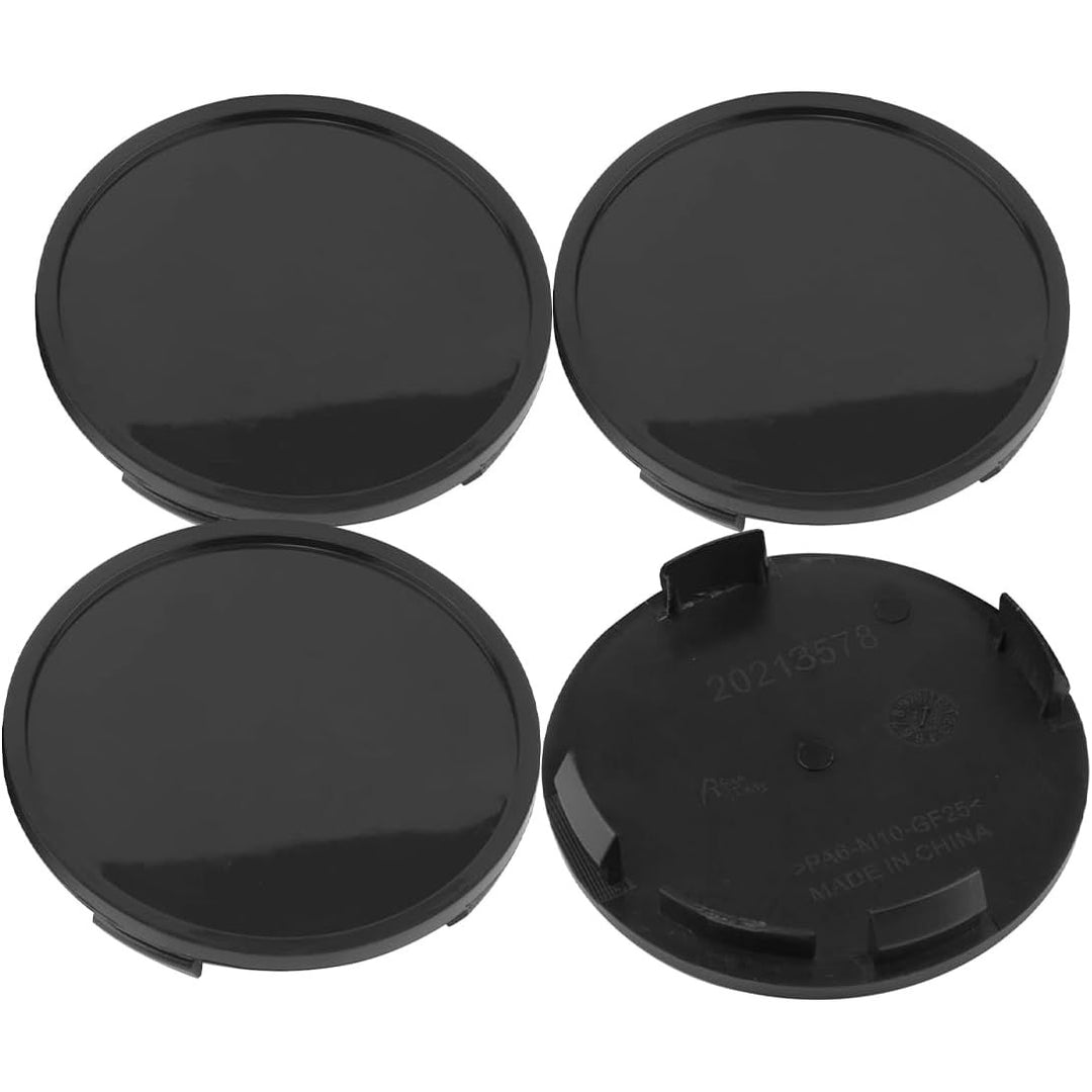 4PCS 76mm(2.99in)/72mm(2.83in) Wheel Hub Center Caps Black ABS Plastic - Just Closeouts Canada Inc.