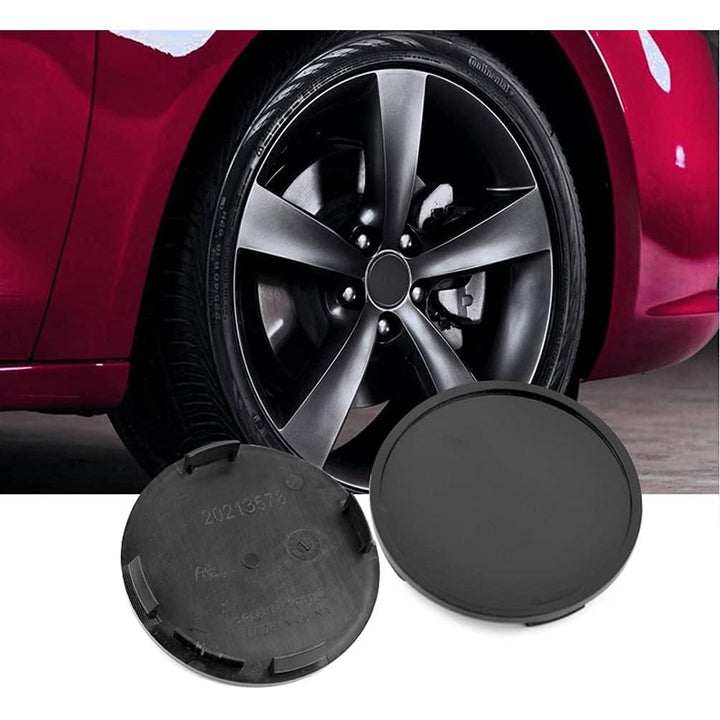 4PCS 76mm(2.99in)/72mm(2.83in) Wheel Hub Center Caps Black ABS Plastic - Just Closeouts Canada Inc.