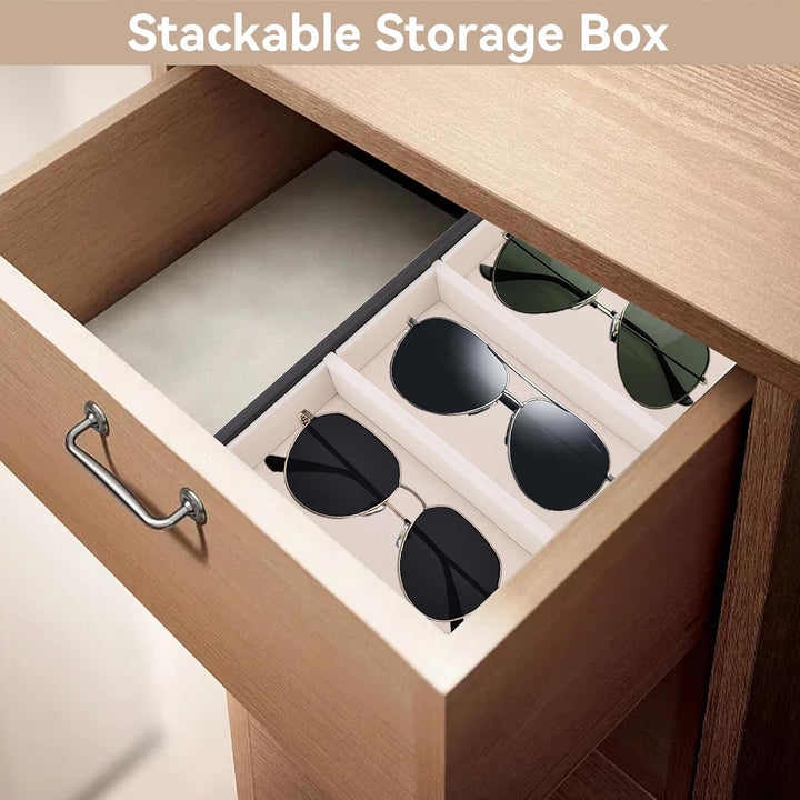 5-Slot Black Glasses and Jewelry Display Tray - Just Closeouts Canada Inc.X0043M4GJX