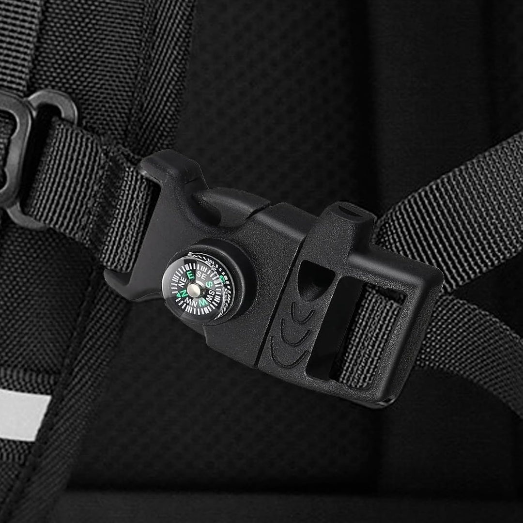 50 Pcs Paracord Bracelet, Buckle Clips Plastic Paracord Buckles - Ideal for Camping Accessories for Camping Travel Emergency Survival Travel, Survival, Travel Kits - Just Closeouts Canada Inc.
