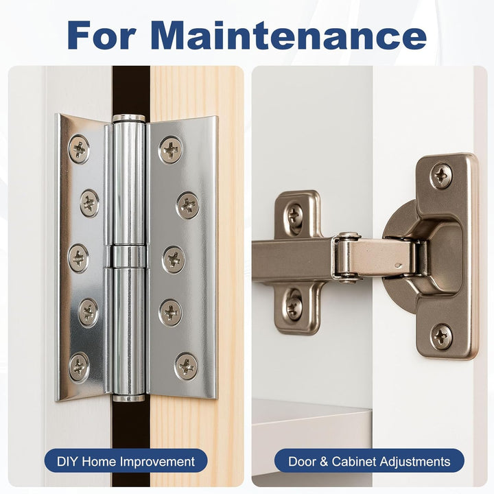 50 Pcs Shim Stock Assortment, 304 Stainless Steel 1" Width x 6" Length Metal Shims for Leveling, Gap Filler Trim Strip, DIY & Industrial Use (0.001" - 0.01" Thickness) - Just Closeouts Canada Inc.