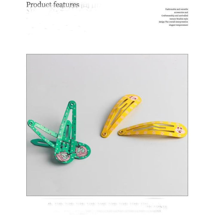 50 Pieces Double Grip Hair Clips, Metal Snap Hair Clip, Snap Clips Pins Women Hair Accessories for Girls Hair Making Salon - Just Closeouts Canada Inc.