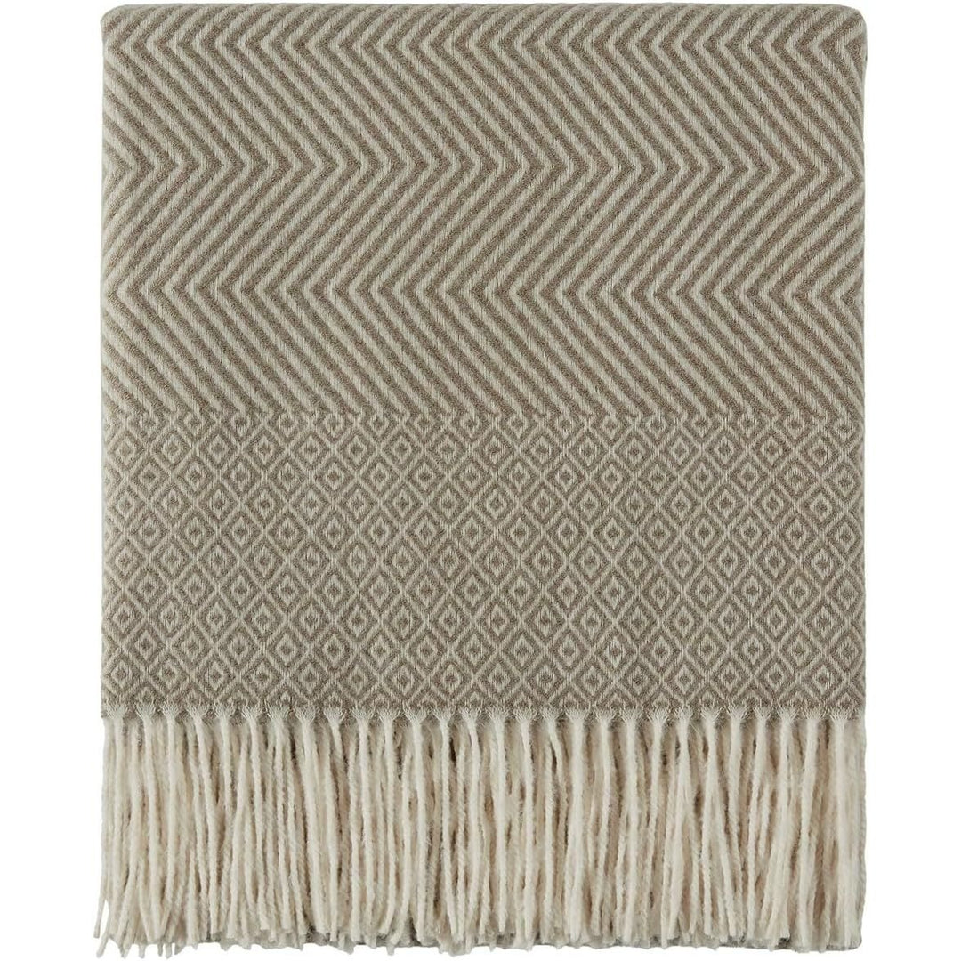 50"X60" Farmhouse Breathable Soft and Warm Classic Throw Blanket for Sofa Couch Bed, Faux Cashmere Home Decoration Throw with Tassles (Coffee) - Just Closeouts Canada Inc.