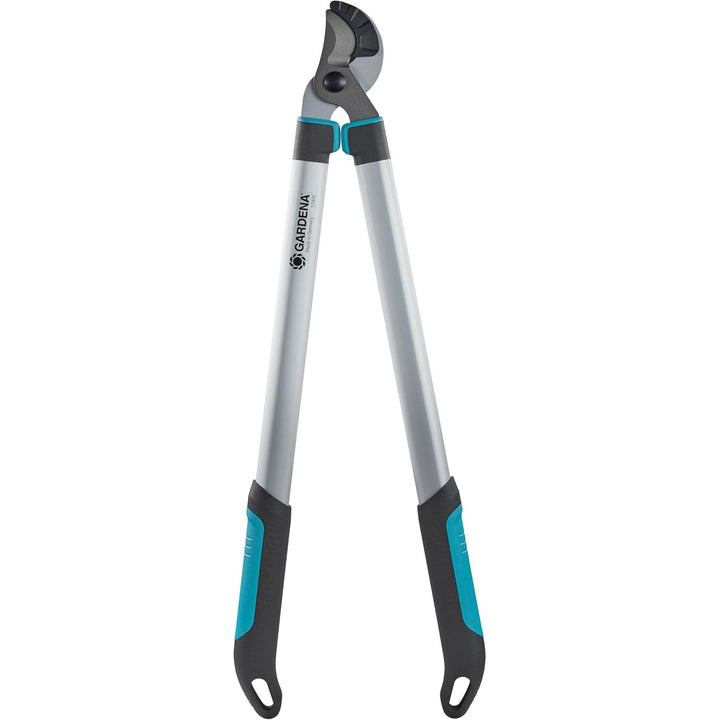 Gardena EasyCut 680 A Pruning Lopper, Anvil Pruning Lopper for Cutting Hard, Dry Wood, Non-Stick Coating, ErgoTec Handle (12004-20), Black, Silver, Turquoise