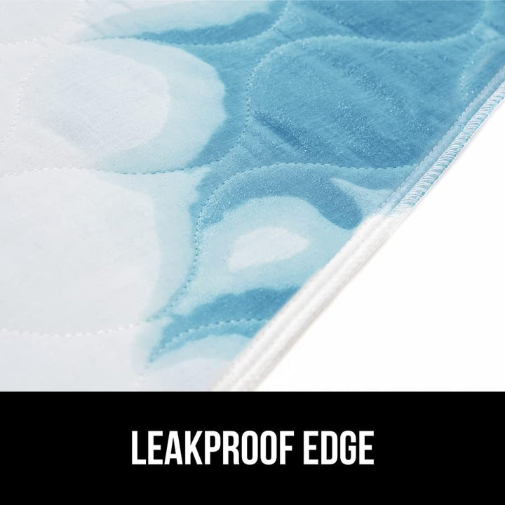 Washable Bed Pads for Incontinence, Leak Proof Slip Resistant Pee Pad Protector, 52x34, Absorbs 8 Cups, Soft Mattress Protection Chux for Enuresis Bedwetting, Adults, Elderly, Kids, White