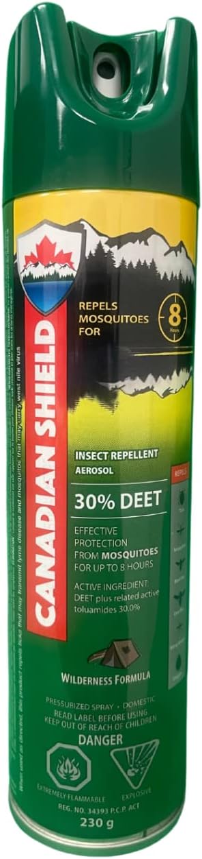Canadian Shield Insect Repellent - 30% DEET Aerosol, 230G-CSA02