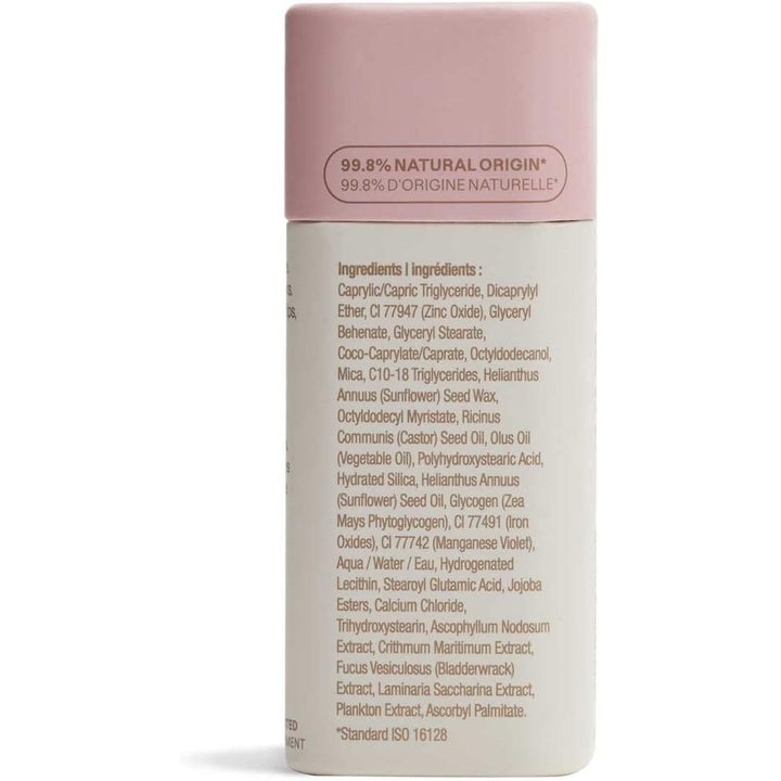 ATTITUDE Oceanly Lightweight Blush Stick, Titanium Dioxide-Free, EWG Verified, Plastic-Free, Vegan Makeup, Silky Pink, 8.5g