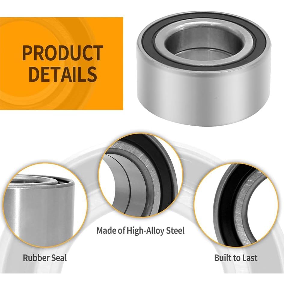 91051-HA7-651 Front Wheel Bearings Seals Kit For Honda Foreman 400 450 500 TRX400 TRX450 TRX500 1995-2013 Rincon TRX680 TRX650 2003-2023 Foreman Rubicon 500 2001-2014
