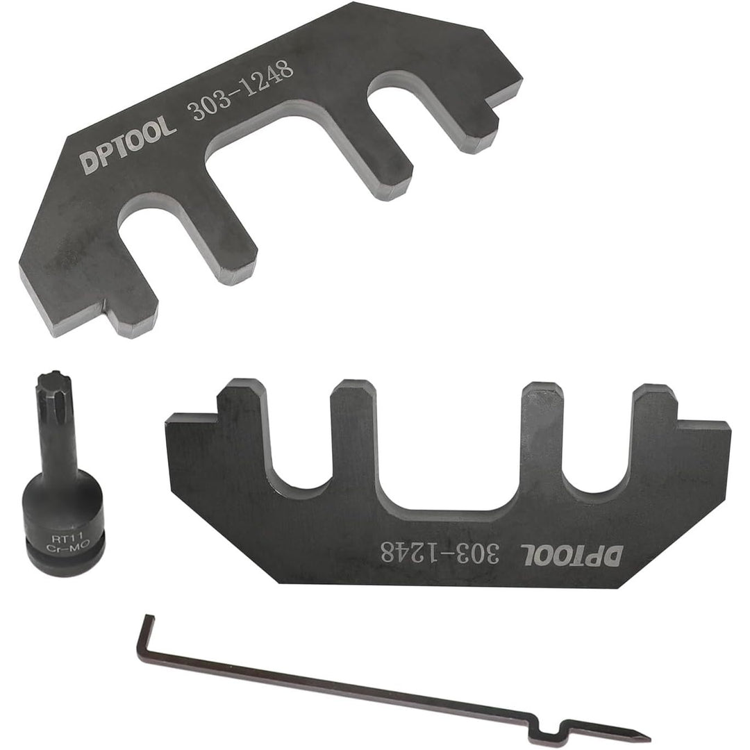 Camshaft Holding Tool Timing Alignment Holder Tool Kit Compatible with Ford Lincoln Mercury 3.5L 3.7L 4V Engines Replace 303-1248 303-1530 OTC 6682 with RT11 Removal Socket and Portable Case