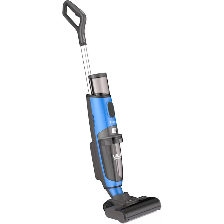 Ecowell Cordless Wet Dry Vacuum Cleaner Multi-Surface for Hard Floors and Area Rug, Voice Prompt, LULU Quick Clean P04, Blue