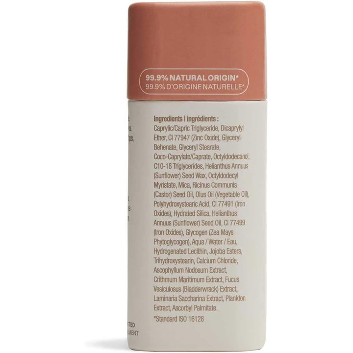 ATTITUDE Oceanly Lightweight Blush Stick, Titanium Dioxide-Free, EWG Verified, Plastic-Free, Vegan Makeup, Ginger, 8.5g