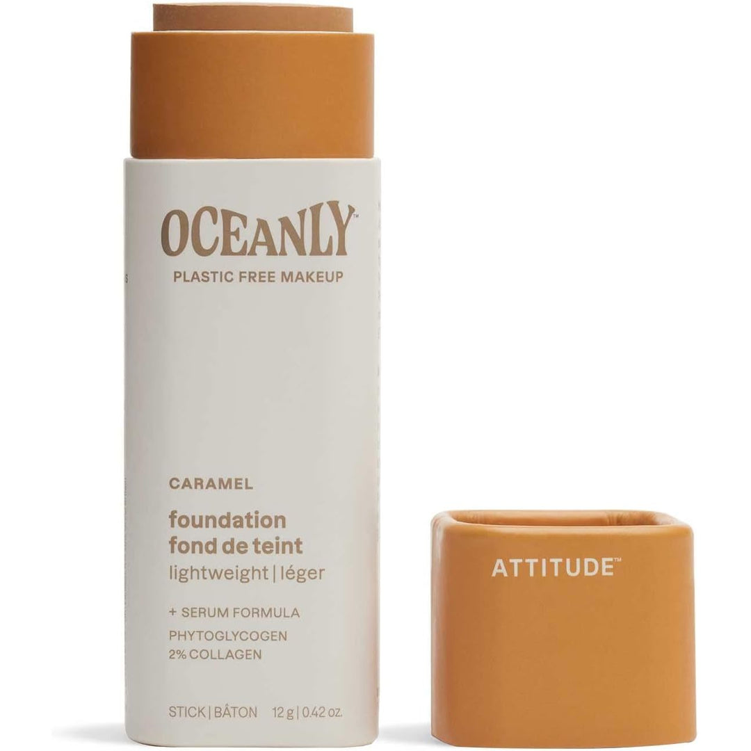 Attitude Oceanly Lightweight Foundation (Caramel, Unscented) - 12g