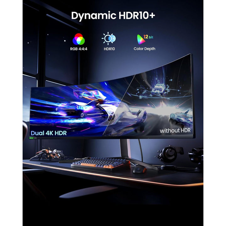 54Gbps DisplayPort Cable 2.1 [VESA Certified], [8K@165Hz, 4K@480Hz 360Hz 240Hz] DP 2.1 Cable 16K, DP54 HDR DSC Display Port Cord Compatible FreeSync G - Sync Gaming Monitor 5090 7900XTX 10FT - Just Closeouts Canada Inc.X004FJF4EZ