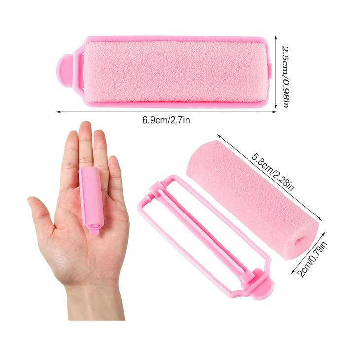 56-Piece Pink Foam Hair Roller Set, 6 Sizes - Just Closeouts Canada Inc.X004GCZ5RR