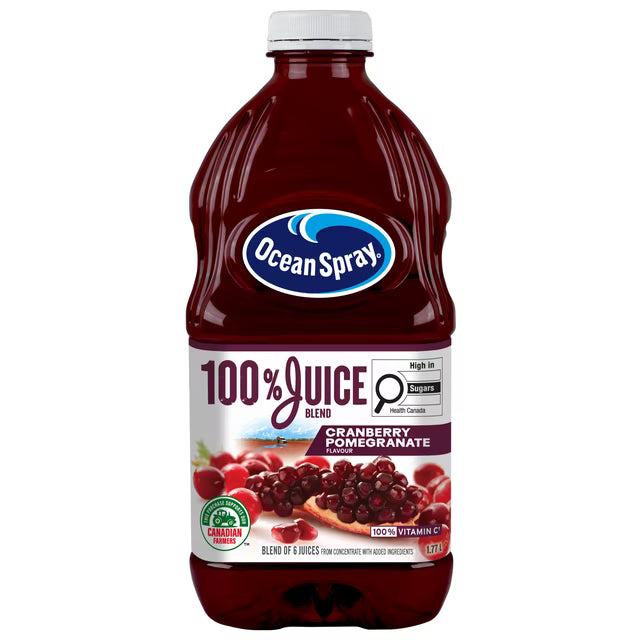 Ocean Spray Cranberry & Pomegranate Premium 100% Juice Blend, 1.77L