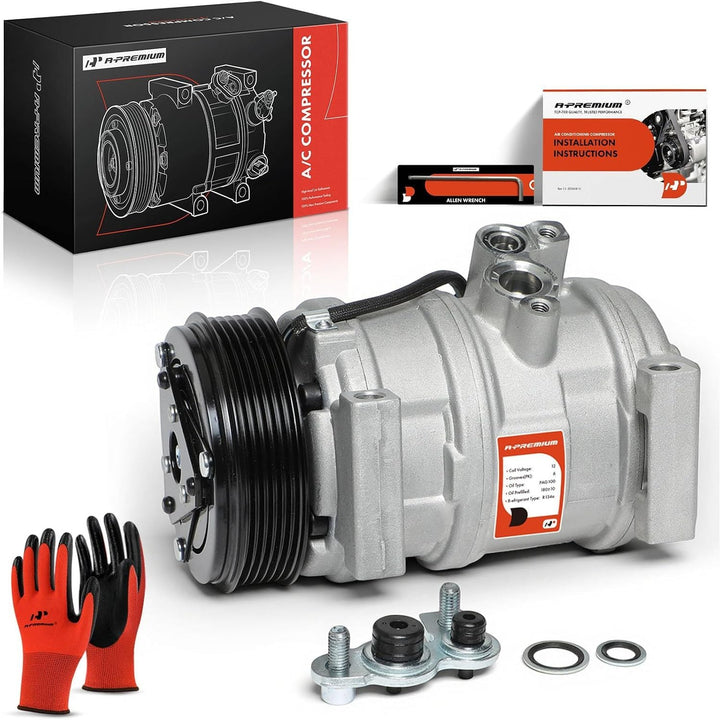 6-Groove A/C Compressor with Clutch for Select GM Vehicles - Just Closeouts Canada Inc.