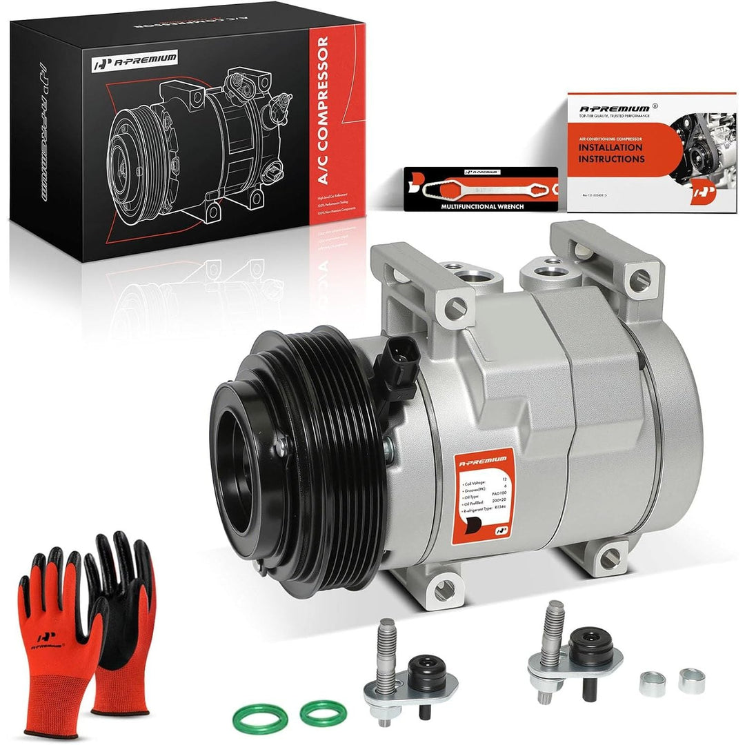 6-Groove A/C Compressor with Clutch for Select Jeep, Dodge & Chrysler Vehicles - Just Closeouts Canada Inc.