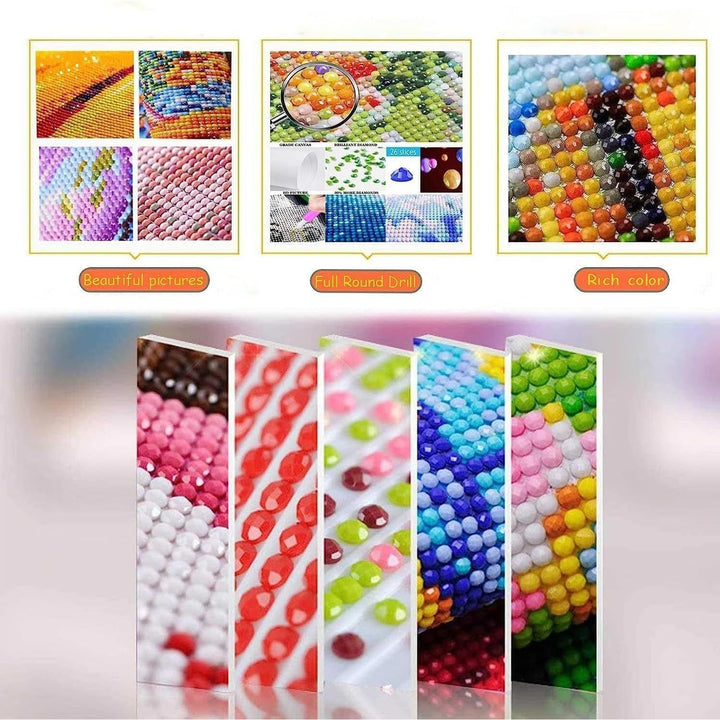 6 Pack Diamond Painting Kits for Adults Peinture Diamant 5D Adulte NouveautŽ Gem Art Dots for Beginner Women DIY Crafts for Home Wall Decor 11.8x15.7 Inches Butterfly Style - Just Closeouts Canada Inc.