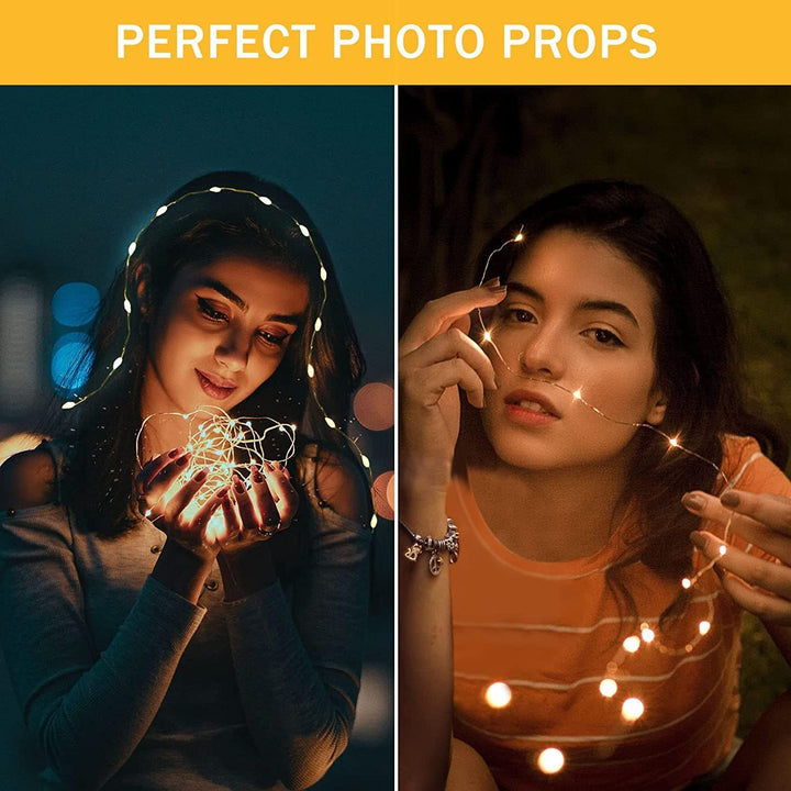 6 Pack LED Fairy Lights Battery Operated String Lights - 7 ft 20 LED Firefly Silver Wire Lights - Just Closeouts Canada Inc.X003Y3QNUH