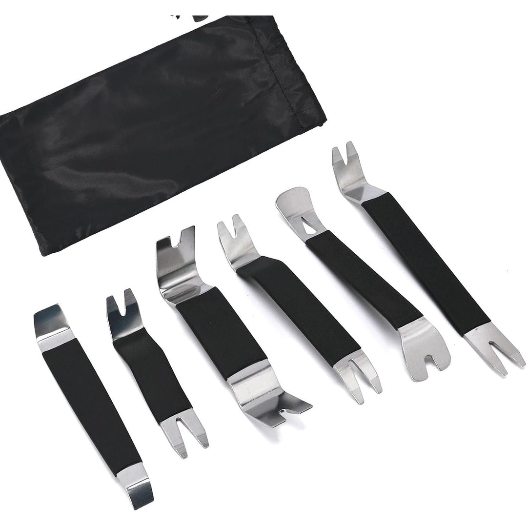 6-Piece Stainless Steel Paver Removal Tool Set with Storage Bag – Black - Just Closeouts Canada Inc.