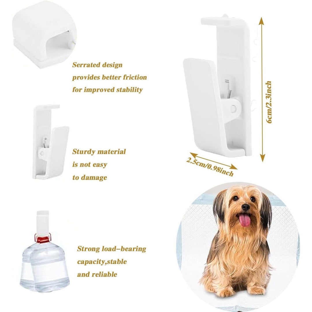 6 White Dog Pee-Pad Holders for Wall Training - Just Closeouts Canada Inc.