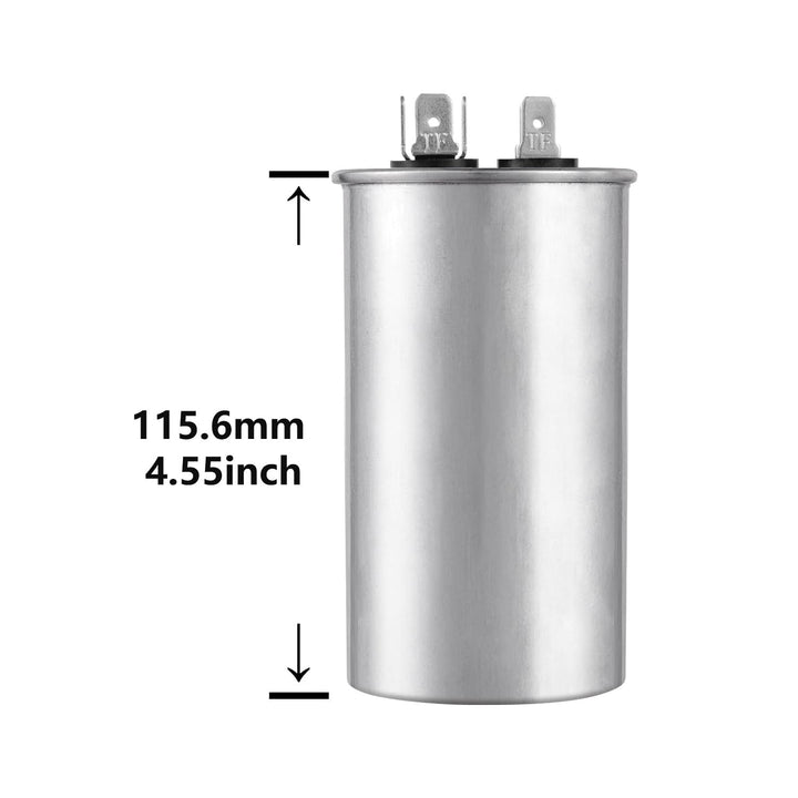 60 uF ±5% 60 MFD 370/450 V CBB65 Round Run Start Capacitor for AC Motor Run or Fan Start and Cool or Heat Pump Air Conditione - Just Closeouts Canada Inc.