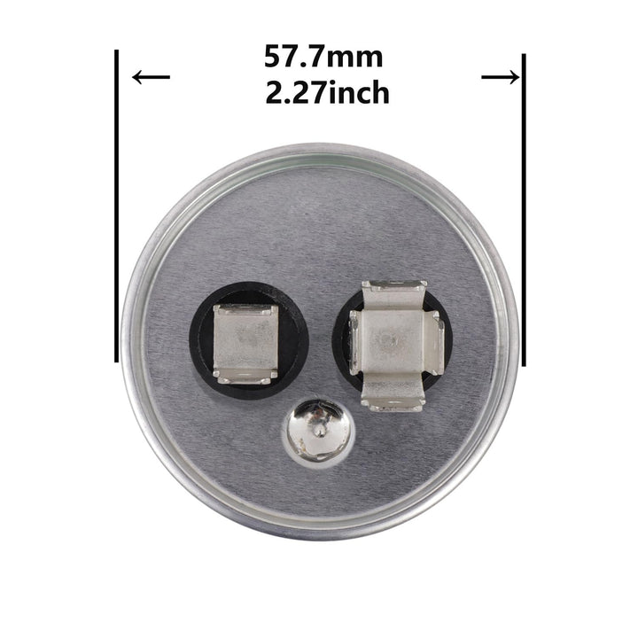 60 uF ±5% 60 MFD 370/450 V CBB65 Round Run Start Capacitor for AC Motor Run or Fan Start and Cool or Heat Pump Air Conditione - Just Closeouts Canada Inc.