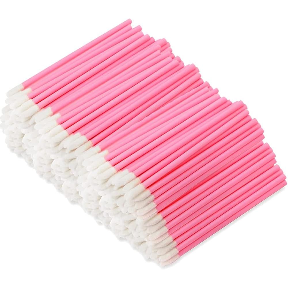 600 pcs Disposable Lip Brushes Kit Brush Wands Brushes Cotton Swab Wands Lipstick Applicator Lint Free Gloss for Lip Makeup Tool - Just Closeouts Canada Inc.