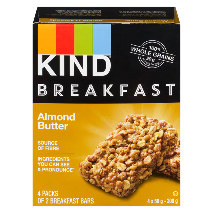 Kind Breakfast Almond Butter Bar 4x50.0g