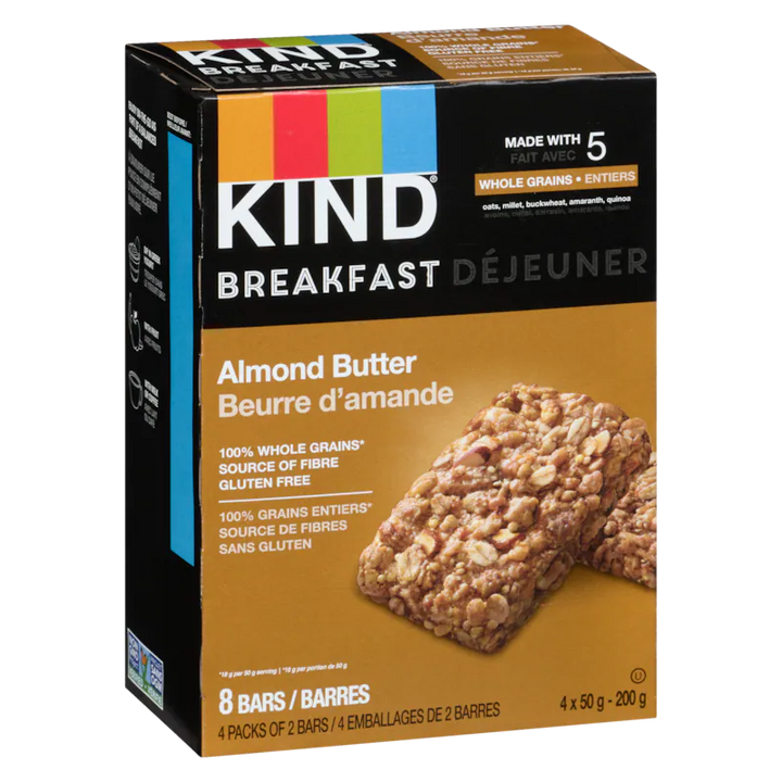 Kind Breakfast Almond Butter Bar 4x50.0g