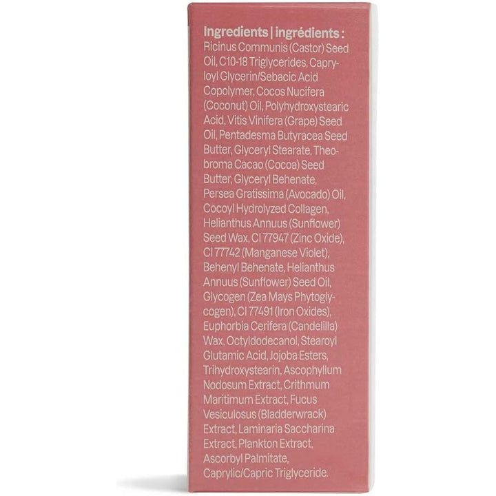 ATTITUDE Oceanly Sheer Lip Gloss Stick, EWG Verified, Titanium Dioxide-Free, Vegan Makeup & Beauty, Plastic-Free, Happy Berry, 3.4G