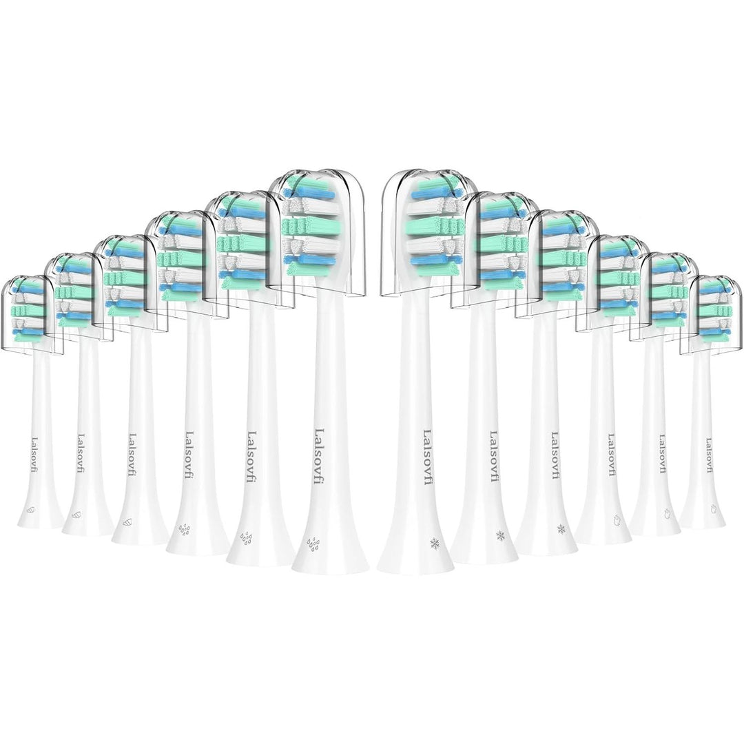 Replacement Toothbrush Heads for Philips Sonicare Replacement Heads, Electric Replacement Brush Head Compatible with Phillips Sonicare Electric Toothbrushes C2 4100, 12 PCS