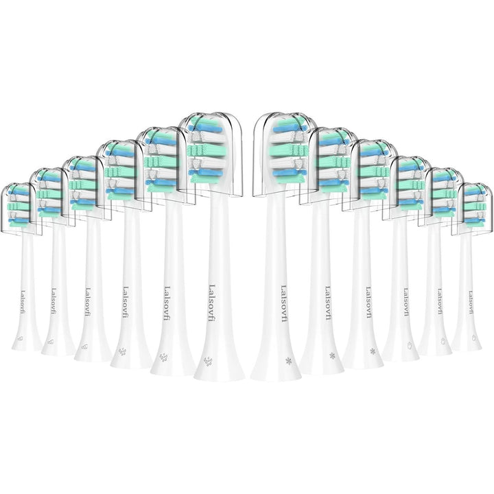 Replacement Toothbrush Heads for Philips Sonicare Replacement Heads, Electric Replacement Brush Head Compatible with Phillips Sonicare Electric Toothbrushes C2 4100, 12 PCS