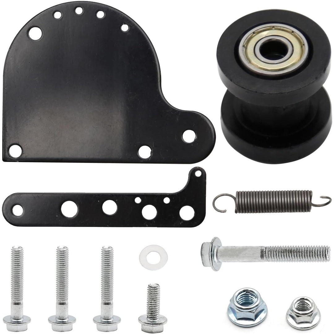 Spring Loaded Chain Tensioner, Chain Sprocket Kits, Bike Chain Stabilizer for 49cc 66cc 80cc Engine Motorized Bike Black