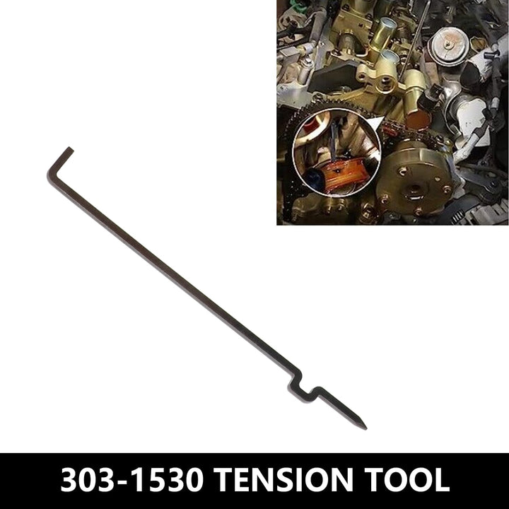 Camshaft Holding Tool Timing Alignment Holder Tool Kit Compatible with Ford Lincoln Mercury 3.5L 3.7L 4V Engines Replace 303-1248 303-1530 OTC 6682 with RT11 Removal Socket and Portable Case