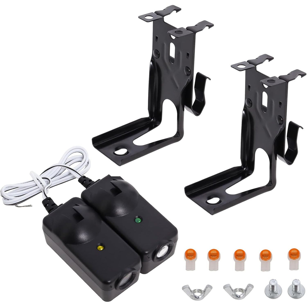 Garage Door Sensor Compatible with Lift master Chamberlain Sears Craftsman Garage Door Opener Made After 1997, 41A5034 G801CB-P Garage Door Safety Sensor Kit with 2 Mounting Brackets